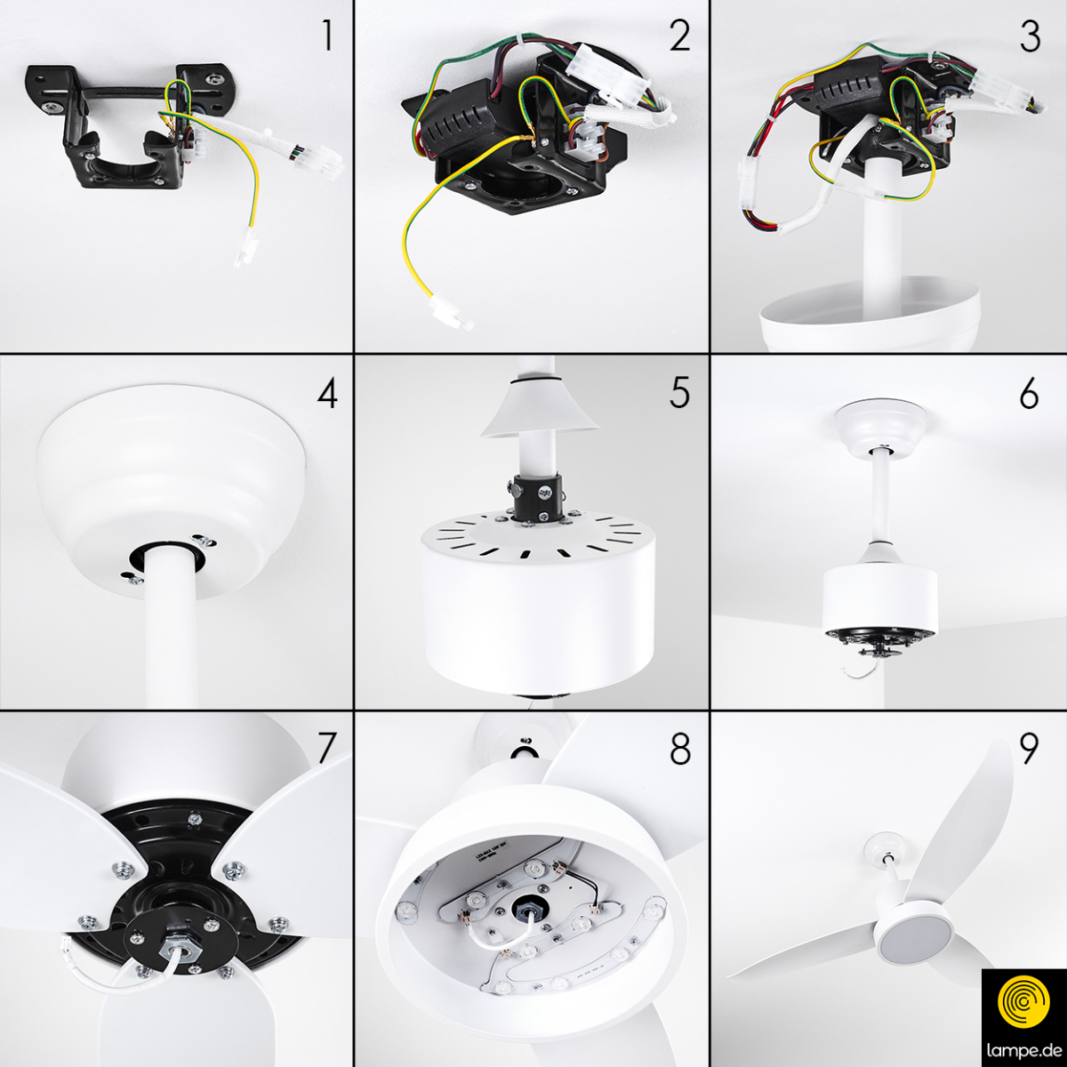Installing a ceiling fan