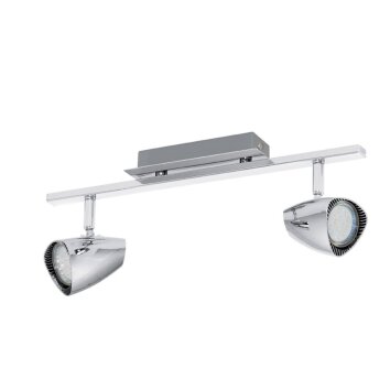 Eglo CORBERA ceiling spotlight chrome, 2-light sources