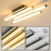 ISKUT Ceiling Light LED chrome, 3-light sources