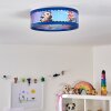 ERIE Ceiling Light blue, colourful, 2-light sources