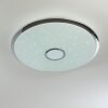 Alar Ceiling Light LED chrome, white, 1-light source, Remote control