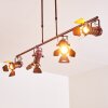Lichinga Pendant Light rust-coloured, 4-light sources