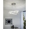 Eglo VARRAZO pendant light LED chrome, Crystal optics, 1-light source