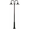 Albert 2047 lamppost light black, 2-light sources