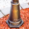 Antibes Lamp Post brown, gold, 1-light source