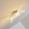 Mapleton ceiling light LED matt nickel, 4-light sources