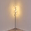 LAVACA Floor Lamp LED silver, 2-light sources