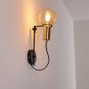 KIREHITO Wall Light gold, brass, black, 1-light source