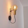 KIREHITO Wall Light gold, brass, black, 1-light source