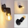 Ajaccio Wall Light black, 1-light source