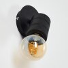 Ajaccio Wall Light black, 1-light source