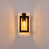 TIEVA outdoor wall light black, 1-light source