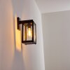 TIEVA outdoor wall light black, 1-light source