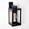 TIEVA outdoor wall light black, 1-light source