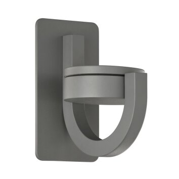 Outdoor Wall Light Mantra IGUAZU grey, 1-light source