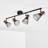 ERRESTED Ceiling Light Dark wood, black, 4-light sources