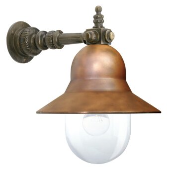 KS Verlichting Bretagne Wall Light bronze, copper, 1-light source