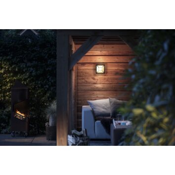 Philips DROSERA Outdoor Wall Light LED black, 1-light source