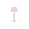 Waldi table lamp pink, white, 1-light source