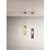 Fabas Luce SINTESI Pendant Light polished nickel, 1-light source