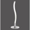 Leuchten-Direkt WAVE table lamp LED stainless steel, 1-light source