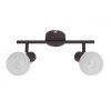 Brilliant GABON Spotlight brown, 2-light sources