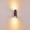 Zuoz Wall Light rust-coloured, 2-light sources