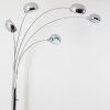 NIKKALA floor lamp chrome, 5-light sources