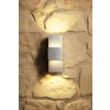 Konstsmide MONZA outdoor wall light LED stainless steel, 2-light sources