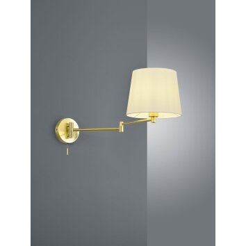 Trio LYON Wall Light brass, 1-light source
