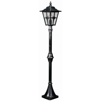 Albert 4136 outdoor floor lamp black, silver, 1-light source