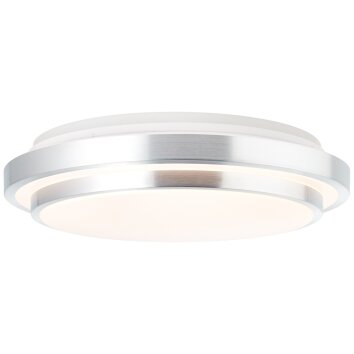 Brilliant VILMA Ceiling Light LED silver, white, 1-light source, Remote control, Colour changer