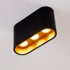 Dalarna Ceiling Light LED black-gold, 1-light source