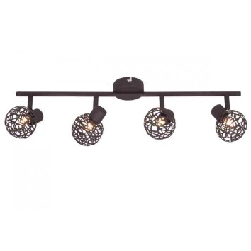 Brilliant Virgo spotlight beam brown, 4-light sources