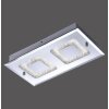 Leuchten Direkt LISA ceiling light LED chrome, 2-light sources