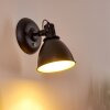 Wall Light Koppom black, 1-light source
