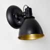 Wall Light Koppom black, 1-light source