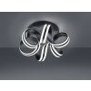 Ceiling Light Trio Leuchten CARRERA LED black, 1-light source