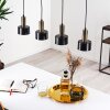 Pretoria Pendant Light LED brass, black, 4-light sources