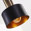 Pretoria Pendant Light LED brass, black, 4-light sources