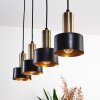 Pretoria Pendant Light LED brass, black, 4-light sources