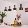 Pretoria Pendant Light LED brass, black, 4-light sources