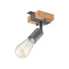 Leuchten-Direkt SLAT Wall and Ceiling Light brown, Dark wood, 1-light source