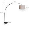 Steinhauer STRESA Floor Lamp black, 1-light source