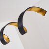REZAT Pendant Light LED black-gold, 6-light sources