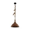 EGLO RIDDLECOMBE Pendant Light brown, Light wood, black, 1-light source