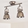NANLIA Ceiling light grey, silver, 2-light sources