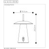 Lucide LA DONNA Table lamp LED anthracite, 1-light source