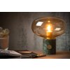 Table Lamp Lucide CHARLIZE green, stone appearance, 1-light source