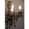 Reality Delhi chandelier black, 5-light sources